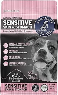 Annamaet Original Sensitive Skin &amp; Stomach Dry Dog Food, (Lamb, Whitefish &amp; Millet), 5-lb Bag