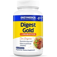 Enzymedica Digest Gold + Probiotik, Formula 2-dalam-1 untuk Kesihatan Usus, Enzim Pencernaan & 1 Bil