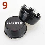 High Quality 4PCS OD 66MM / ID 61MM Cap Sport Rim GR TRD MUGEN SPOON SPORTS NISMO RALLIART Emblem Wh