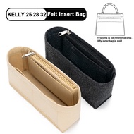 Beg Simpanan Felt untuk Beg Kelly 25 28 32, Beg Solek Lapik Felt, Beg Lapik Penyusun Solek Beg Wanit