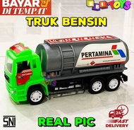 ST2019 Mainan Truck Bensin Pertamina Shell Truk Tangki Bensin Pertamina Truk tangki Bensin