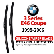 Silicone Wiper Blade BMW 3 Series E46 Coupe (1998-2006) Silent Hydrophobic Car Windshield Wiper 1 Se