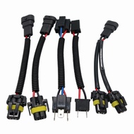 2PCS H4 H7 H11 9005 9006 Headlight Bulb Holder Extension Wire Adapter Car Fog Light Socket Connector