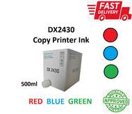 DX2430 ink for Ricoh and Gestetner Copy Printer and Priport RED GREEN BLUE