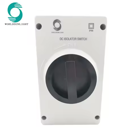 WSISO-100 IP66 Worldsunlight outdoor 1500V 32A 63A 80A 100A 4P SOLAR PV DC ISOLATOR disconnector SWI