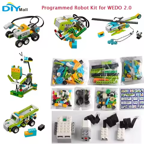 DIY Programing Robot Electronic Bricks Kit Compatible with We-Do 2.0 45300 High-tech Education