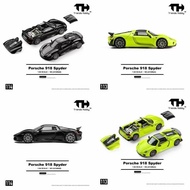 TH 1/64 Porsche 918 Spyder Convertible Static Alloy Diecast Car Model Toy Birthday Gift