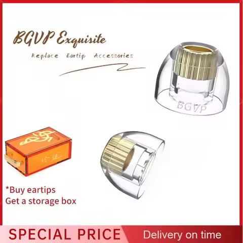 BGVP B11 Exquisite Silicone Earphone Eartips Oxygen-free Copper Liquid Silicone Ear Tips Skin-friend