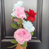 MAWAR Artificial roses 3 BRANCHES/ Wedding Cake Decoration ARTIFICIAL ROSES 3 BRANCHES