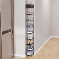 Simple Shoe Rack Rental Room Corridor Door Narrow Cabinet Dustproof Household Floor Storage QMP1