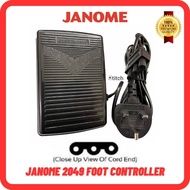 Janome 2049 Ringo Foot Controller mesin jahit with Malaysia 3 pin plug sewing machine pedal