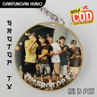 GANTUNGAN The latest TIM SROTOP TV Keychain contains 3 pcs - 1 side