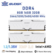 GUDGA Memory Ram DDR4 8GB/16GB/32GB 2666 3200 3600 4000mhz 1.2V/1.35V 288Pin DIMM For Desktop Comput