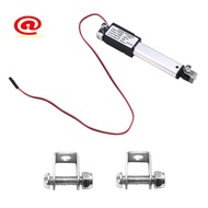 Micro Linear Actuator 2" Stroke, 30N/6.75lb, Speed 30mm/S Mini Electric Waterproof Actuator Motor Li
