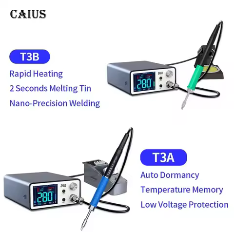 AIXUN T3B T3A Smart Soldering Station Welding T115/T210/T245 /T12 Rework Station T3AS T3BS For PCB S