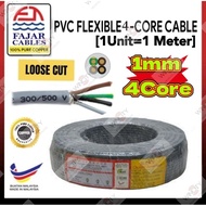WSS (1meter)Loose Cut Fajar 4core Cable 1mm