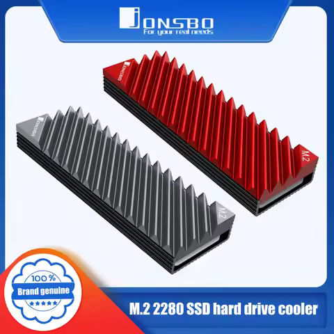 Jonsbo M.2 SSD NVMe Heat Sink M2 2280 Solid State Hard Disk Aluminum Heatsink Gasket with Thermal Si