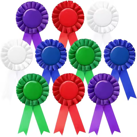 Blank Award Ribbons, 1st Place Ribbon Winner Victory Participation Ribbon, Rosette Award Ribbons Pri