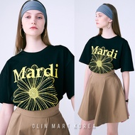TSHIRT FLOWERMARDI_BLACK YELLOW