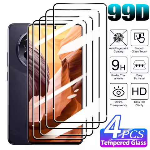2/4PCS Tempered Glass for Realme 10 9 8 7 6 Pro Plus 10s 8i 9i 99D Full Cover Screen Protector for R