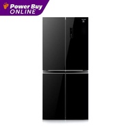 SHARP ตู้เย็น 4 ประตู (14.8 คิว, สีดำ) รุ่น SJ-FX42GP-BK