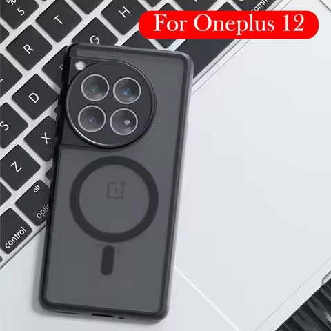 Magnetic Case For Oneplus 12 5g Wireless Charging Back Cover Case for Oneplus 12