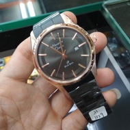 Alexandre Christie 1027 Black Rosegold Rantai Pria Original