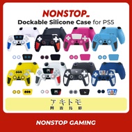 PS5 Silicone Case Dockable Protection Cover Soft Casing for DualSense 5 Controller