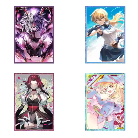 Anime Game Yu Gi Oh OCG Flash Card Sleeve Yubel Black Magician Girl Izayoi Aki Tenjoin Asuka Hobbies