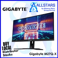 (ALLSTARS : We are Back PROMO) Gigabyte M27Q-X / M27Q-X-EK 27 inch SS IPS QHD 2560x1440 240Hz, 10BIT, 1MS, HDR400, KVM GAMING MONITOR HDMI2.0x2 DP1.4x1 2W Speakerx2 Wall-mount 100x100 (Warranty 3years on-site by Gigabyte SG)
