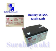 yuasa 12ah aki ups sprayer elektrik 12volt 12ah original YUASA