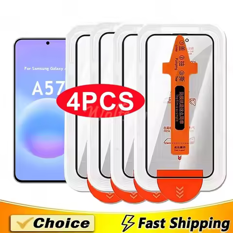 Dust Free Easy Installation Glass For Samsung Galaxy A57 Glass Oleophobic Screen Protector Film Sams