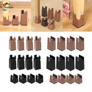 4Pack Chair Leg Table Leg Extenders Riser Leg for Adjustable Square Round Chair Feet Riser Screw Cla