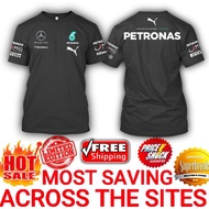 5th Times World Champion P3TR0N4S AMG Mercedes F1 Racing Team Mens Big Size Short Sleeve Graphic Tee