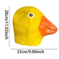 Halloween Latex Duck Mask Duck Beak Animal Bar Prom cospy Headdress Yellow Duck Sand Sculpture