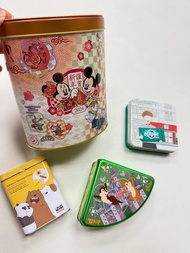TOKYO Disney Resort 東京迪士尼酒店儲物鐵罐紀念品 2024 龍賀新年 storage Tin can year Dragon souvenir / Dale & Chips 🐿️ 