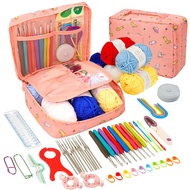 59pcs Adult Beginner Crochet Kit Starter Kit Complete Crochet Kit for Adults and Kids Crochet