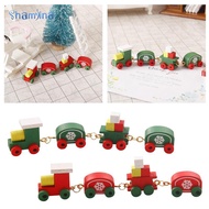[Shamjina] Miniature Train Christmas Train Steam Train Model DIY Ornament Mechanical Train Furniture