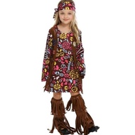 GIRL GYPSY COSTUME HALLOWEEN COSTUME FORTUNE TELLER KOSTUM ANAK