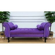 Luxury Bench baldu handmade/Sofa bench/Bangku baldu/sofa/Kerusi bench