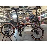 New Camp Troy 16" Shimano Tiagra 1x9speed Folding Bike