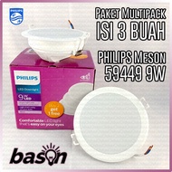 Philips Led Downlight Multipack 59449 Meson 9W D105 - Buy 2 Get 1 Free