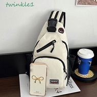 TWINKLE1 Shoulder Bag, Multi-Functional Crossbody Sling Backpack, Waterproof Oxford Large Capacity Lightweight Messenger Bag Women Men