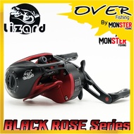 รอกหยดน้ำ LIZARD BLACK ROSE Series รอบ 8.1:1 19+1bb (มีทั้งหมุนซ้ายและหมุนขวา)