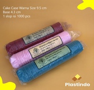 Cake case 9.5 cm warna | paper cake case lotus 95mm