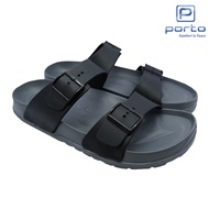 Porto 1029M - Sandal Casual Pria - Sendal Selop Ban 2/Gesper Anti Slip