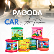 PAGODA Car Air Freshener - Natural Essential Oils, 30 Days of Freshness, 6 Scents Available