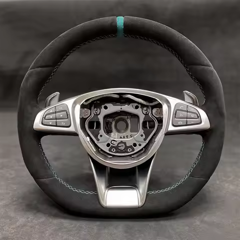 Carbon Fiber LED Steering Wheel Fit For Benz Mercedes AMG W205 C63 W212 W213 W176 A45 C43 S63 E63 W2