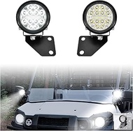 SAUTVS A-Pillar LED Pod Lights for Kawasaki Mule Pro FXT DXT DX FX 2015-2025 Accessories, Auxiliary 