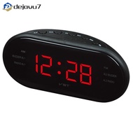 Fast Delivery!  LED Alarm Clock Radio Digital AM/FM Radio Red With EU Plug